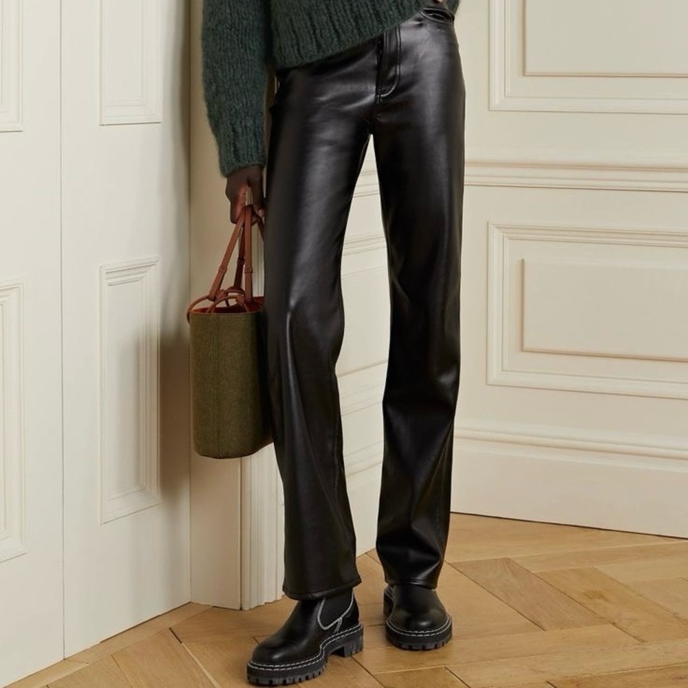 Jigsaw 100% genuine leather bootcut pants. 🖤